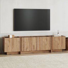 Nordure Lowen Soporte de TV Pino Atlántico y Antracita